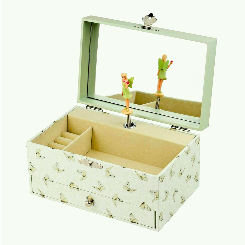 Personalised Girls Musical Jewellery Box - Flower Fairies, alternate view