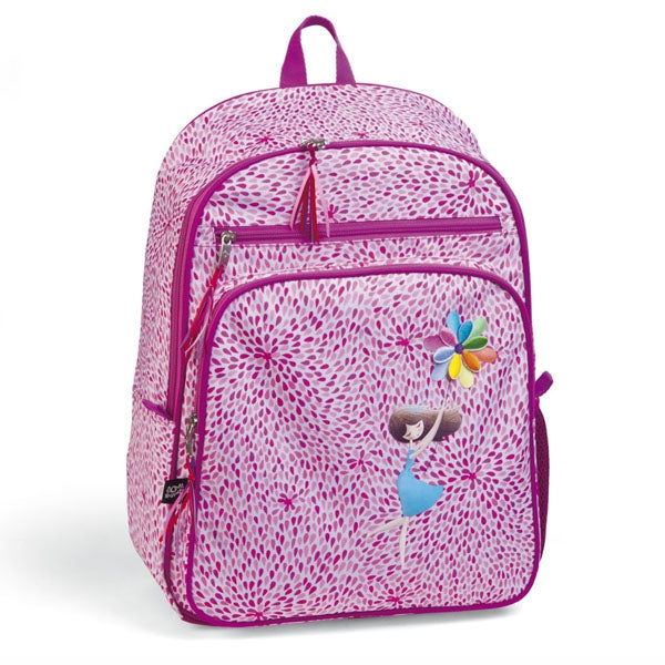 Girls’ pink petals backpack