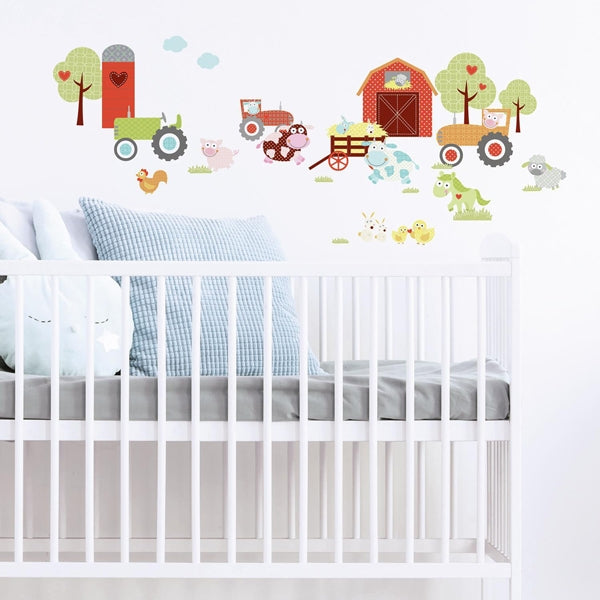Happy Barnyard nursery wall stickers
