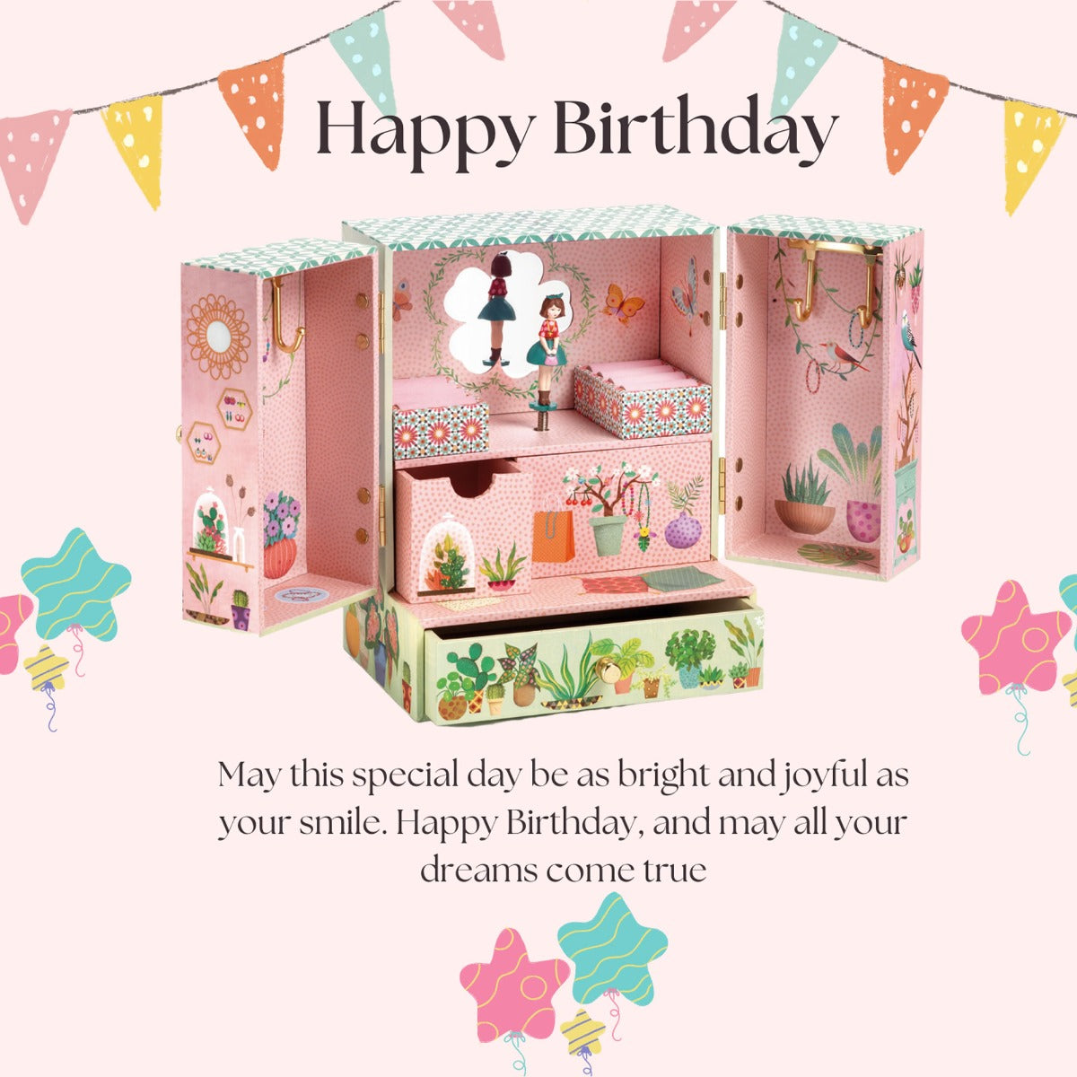 Happy birthday greeting card