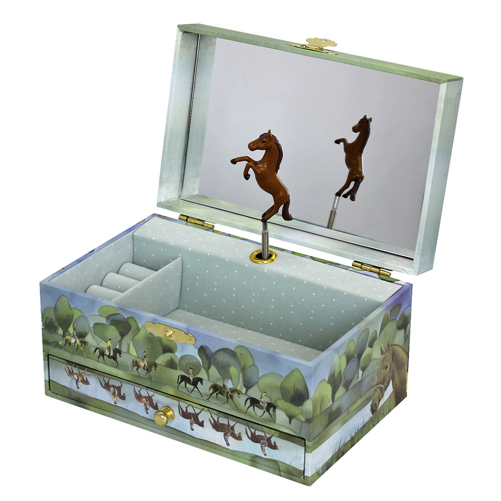 Horse jewellery box for children