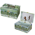 Personalised horse musical jewellery box