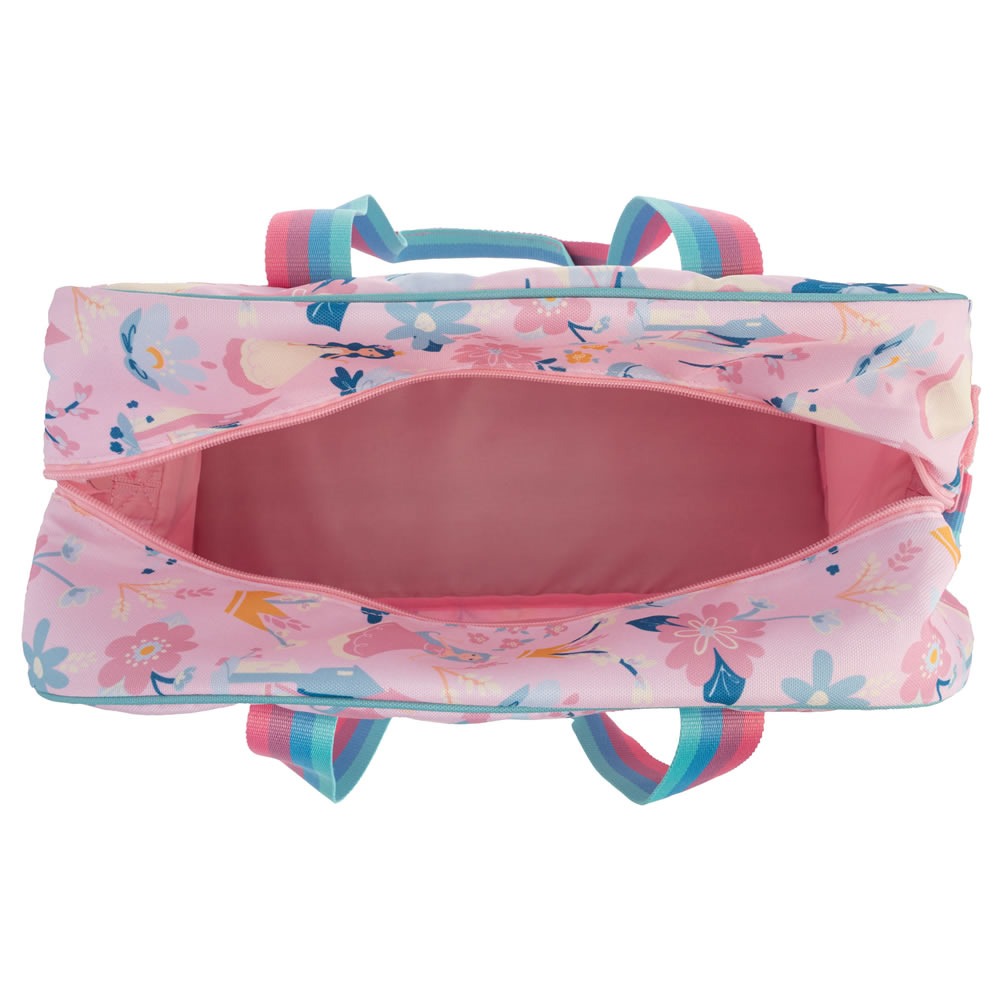 Open princess duffle bag for children