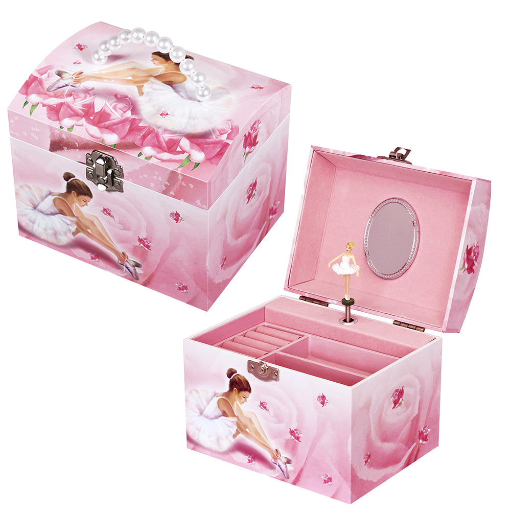 Personalised Girls Musical Jewellery Chest - Ballerina Girl