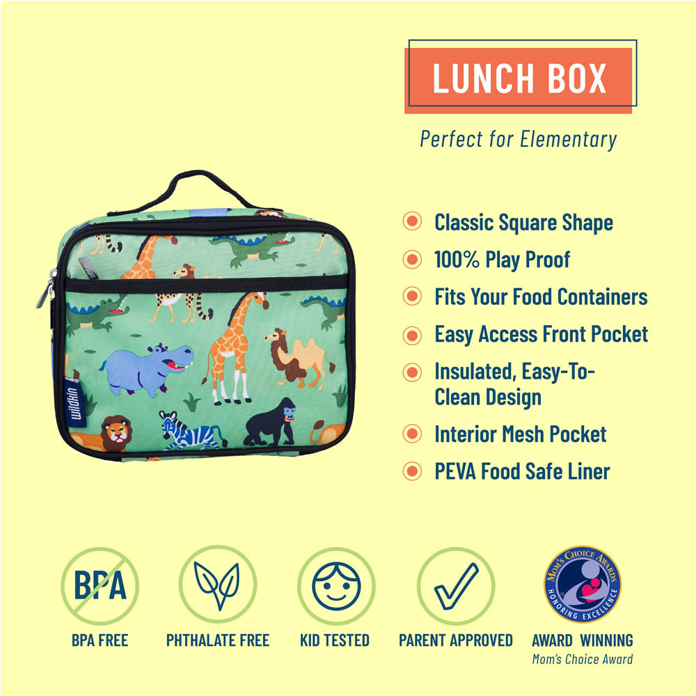 Jungle animal lunch box for children