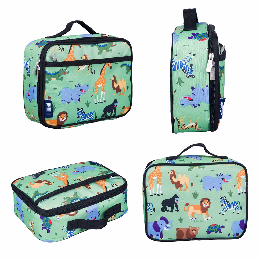 Personalised Jungle Toddler Backpack with Lunch Bag