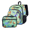 Personalised Jungle Toddler Backpack with Lunch Bag