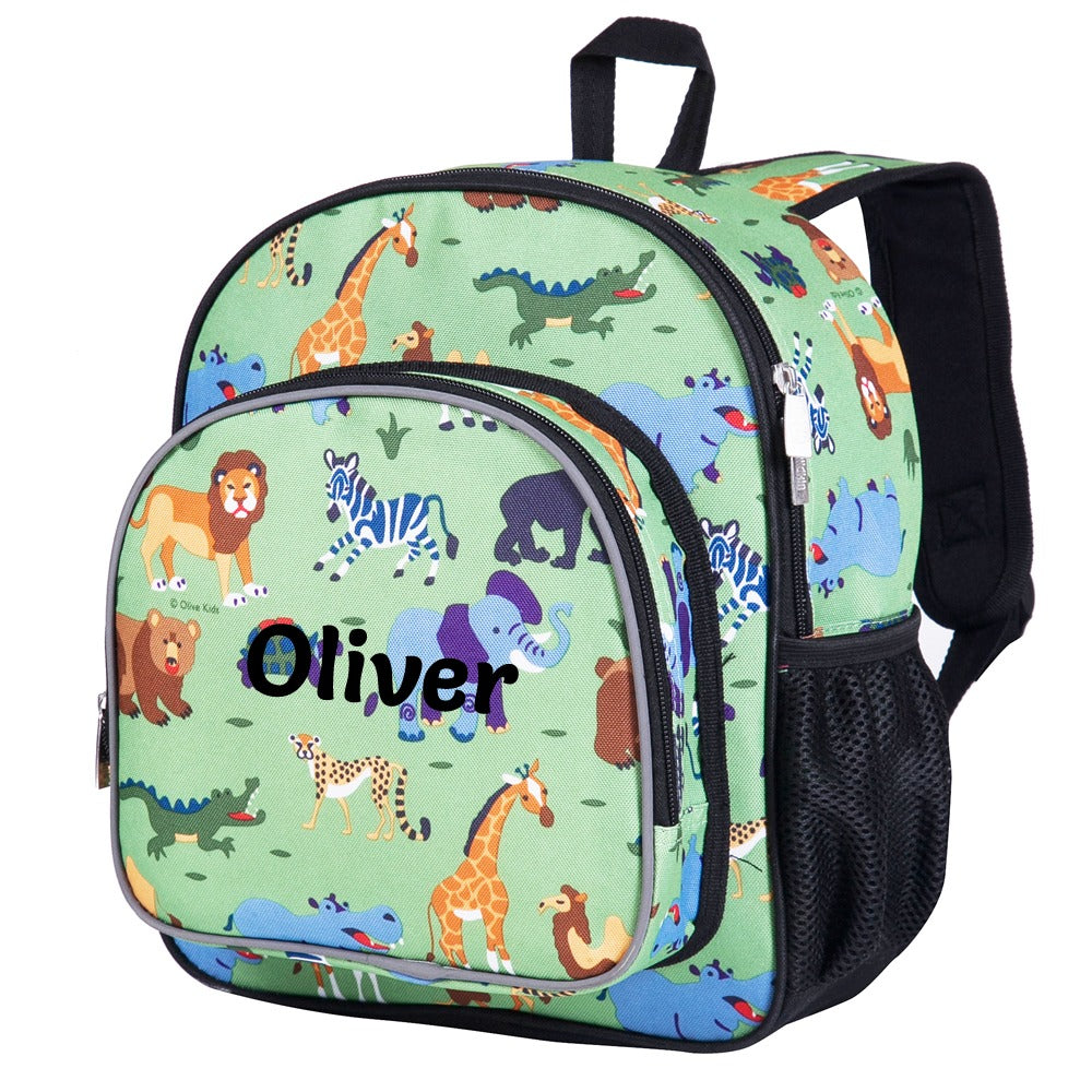 Personalised jungle backpack for children