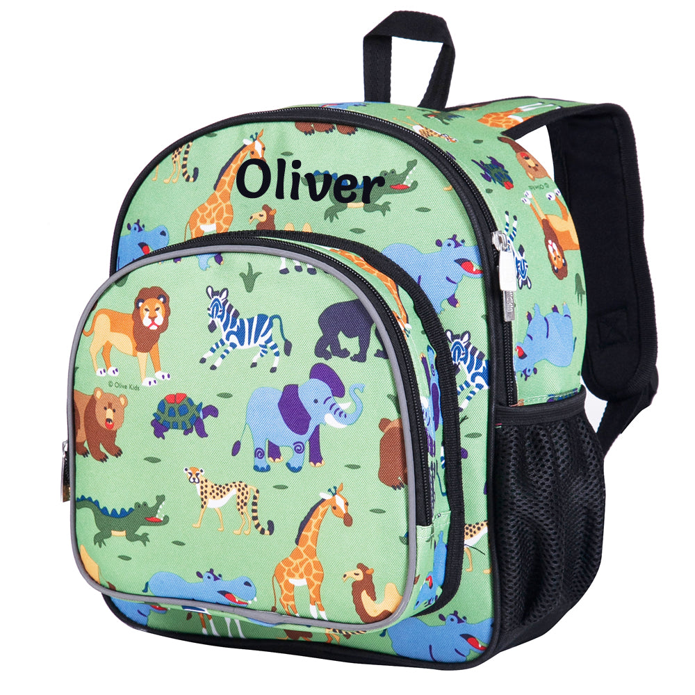 Personalised children’s jungle backpack