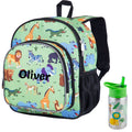 Personalised jungle backpack and water bottle set