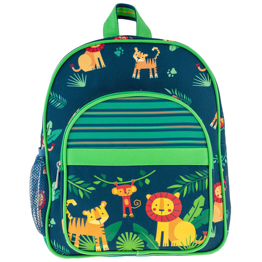 Personalised Kids Jungle Friends Backpack with Water Bottle