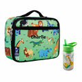 Jungle lunch box and water bottle set for children