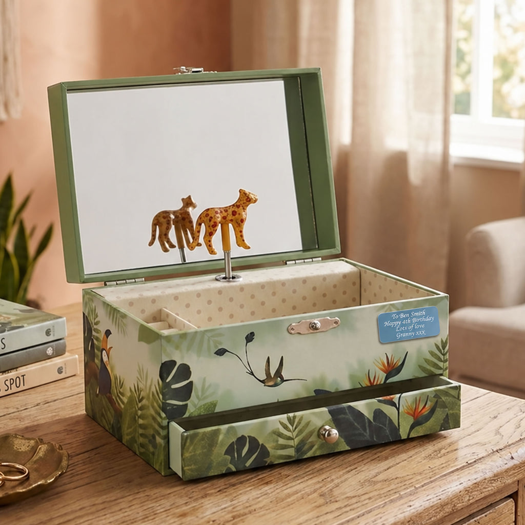 Personalised Girls Musical Jewellery Box - Savannah