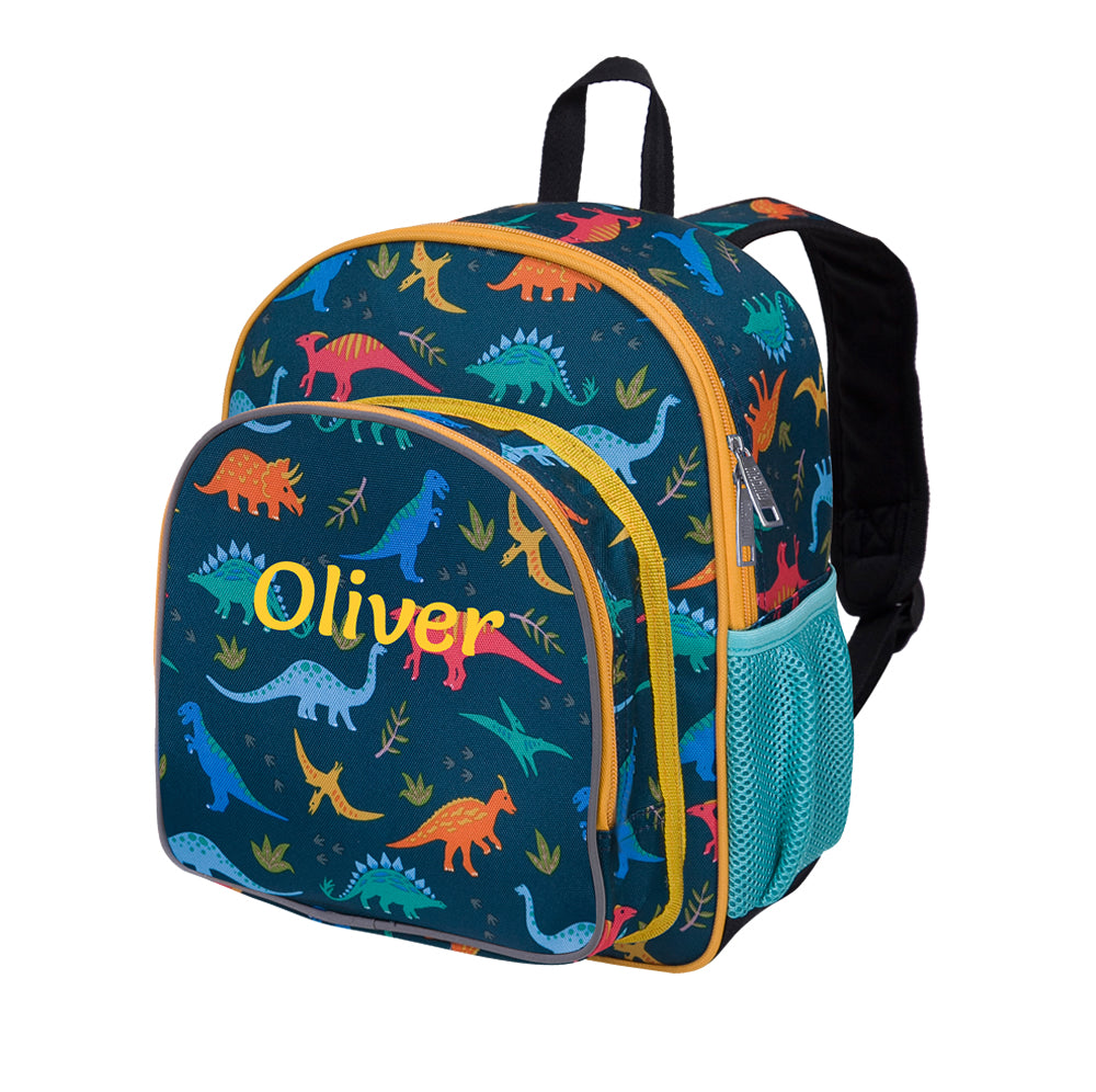Personalised Jurassic dinosaur toddler backpack