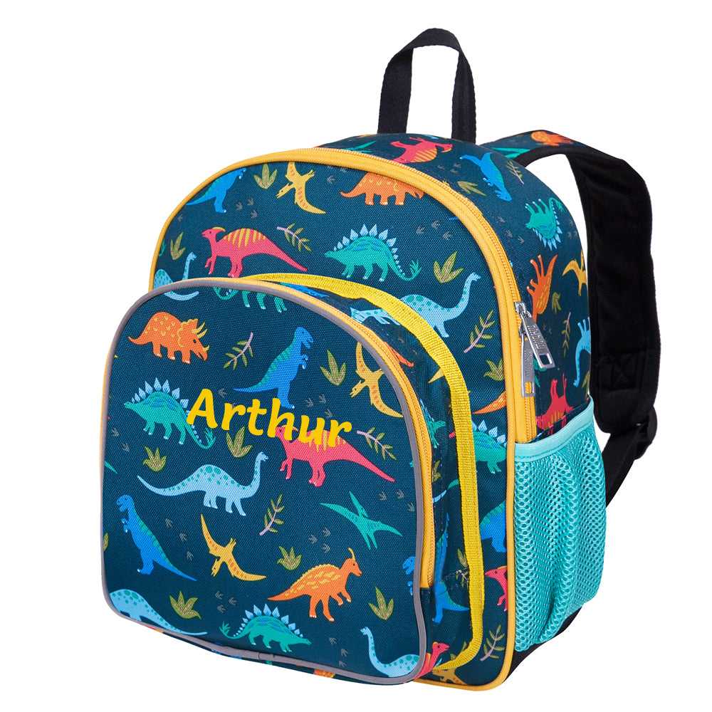 Personalised Jurassic dinosaur toddler backpack