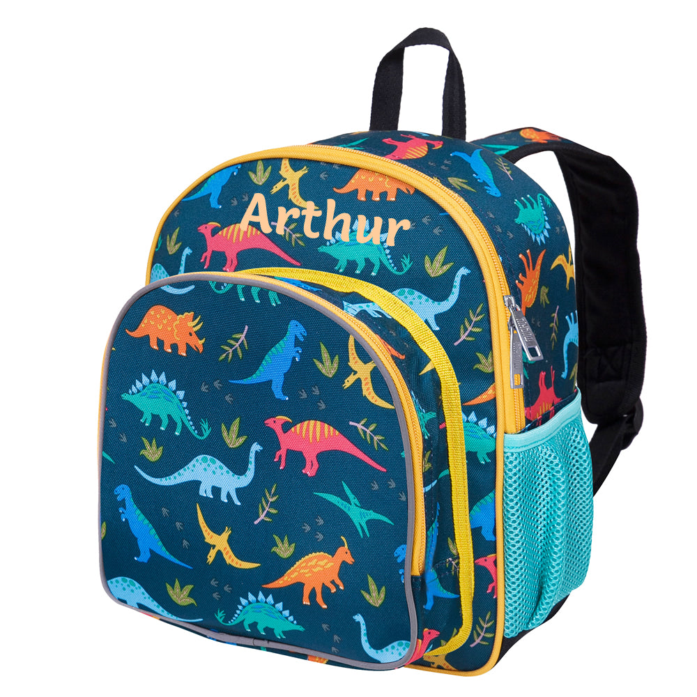Personalised dinosaur backpack for kids