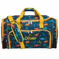 Personalised dinosaur weekender bag for children