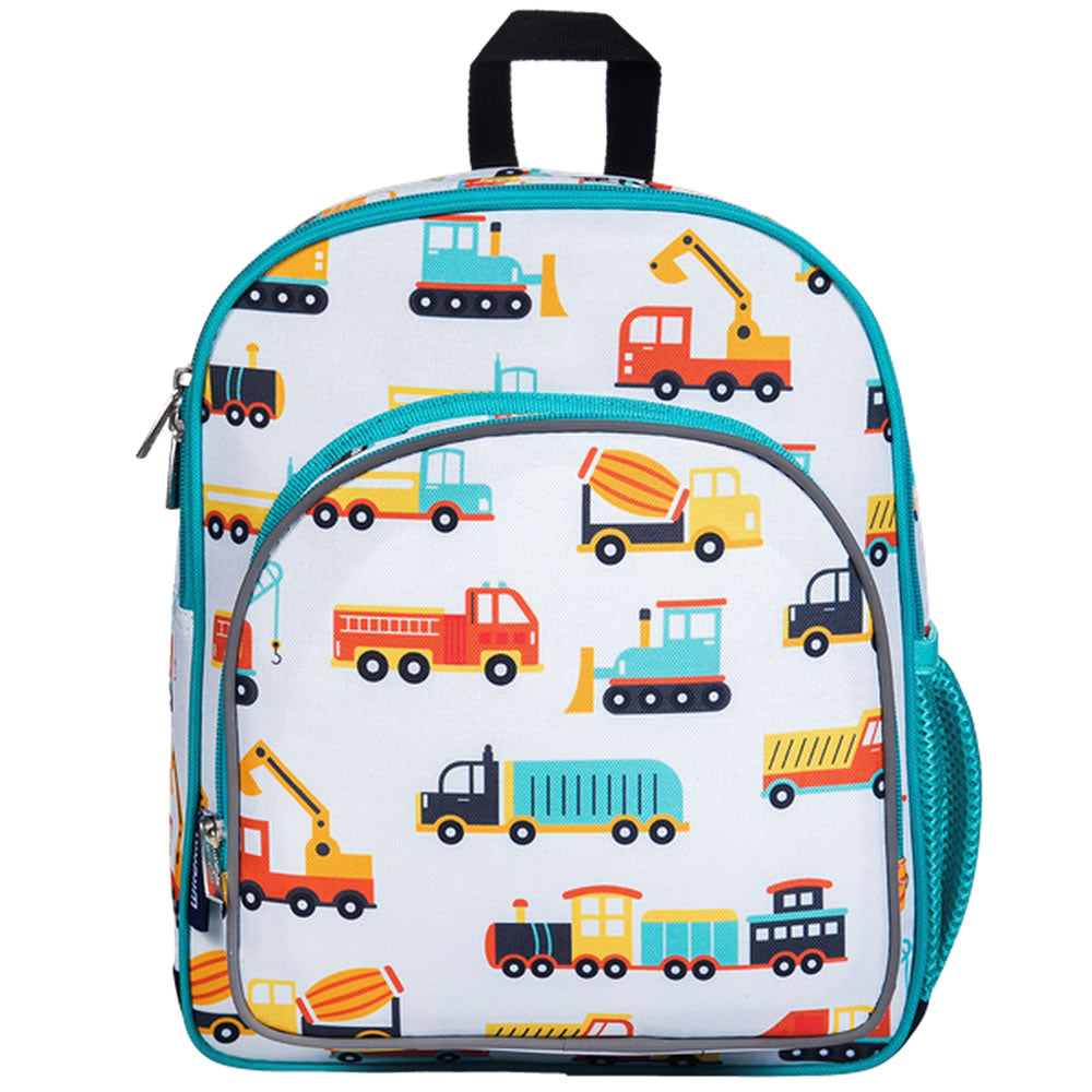 Children’s backpack with construction design