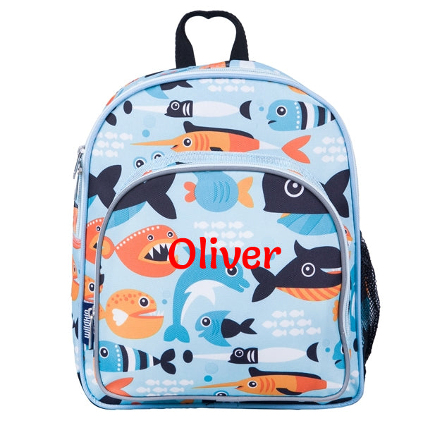 Personalised Big Fish backpack for children