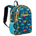 Personalised dinosaur rucksack for children