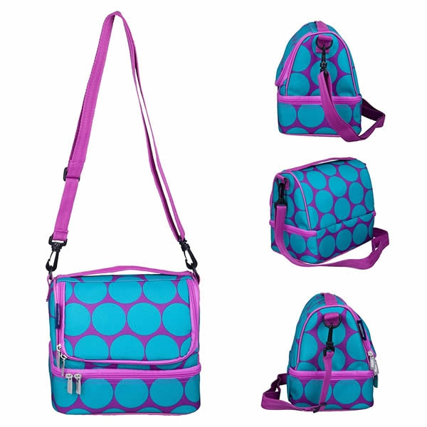 Dual-compartment lunch box for kids