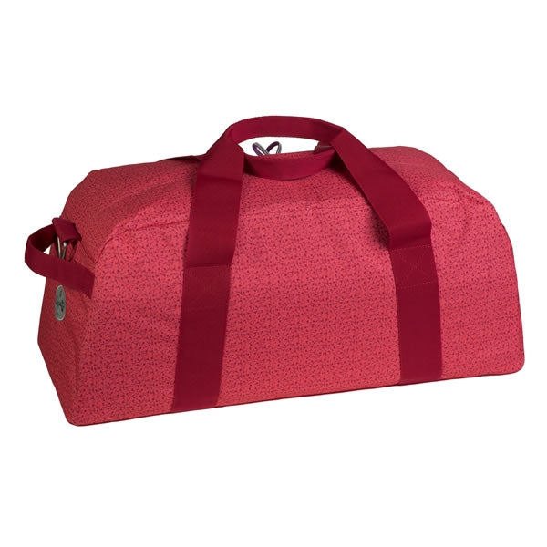 Red floral duffle bag for girls