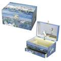 White horses jewellery box for children