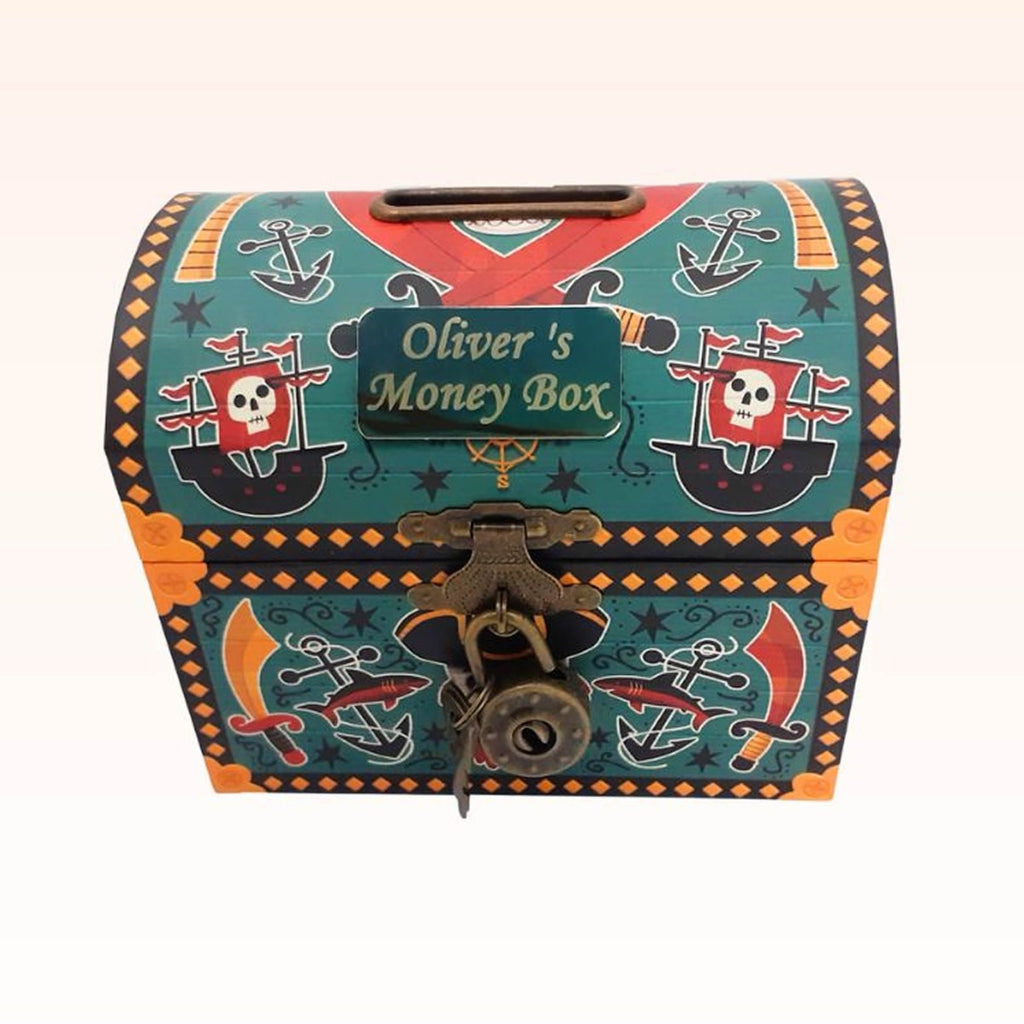 Kids’ pirate money box
