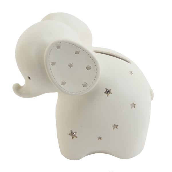Elephant and stars money box for children