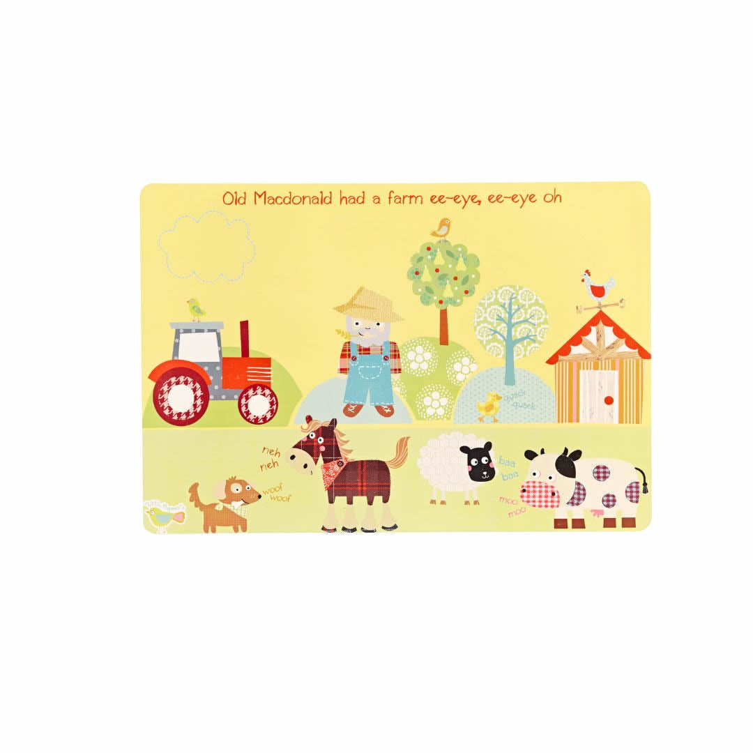 Children’s farm placemat