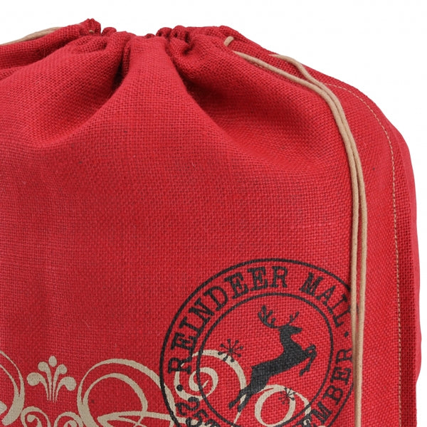 Kids’ red Father Christmas sack