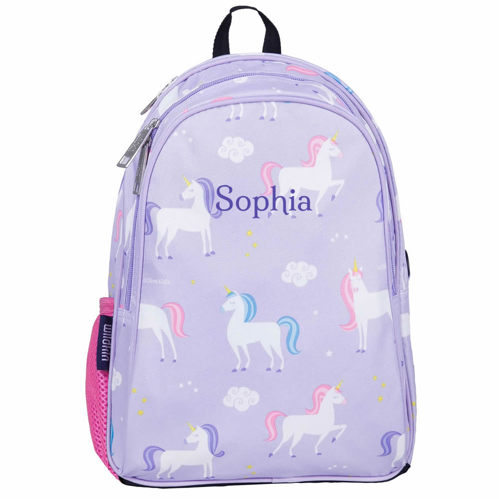 Personalised children’s unicorn backpack
