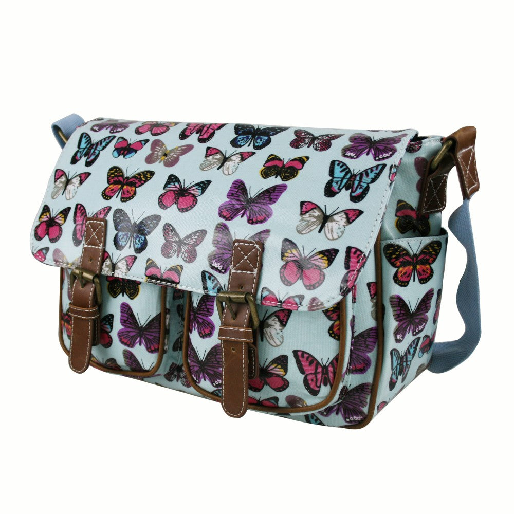 Blue butterfly children’s satchel