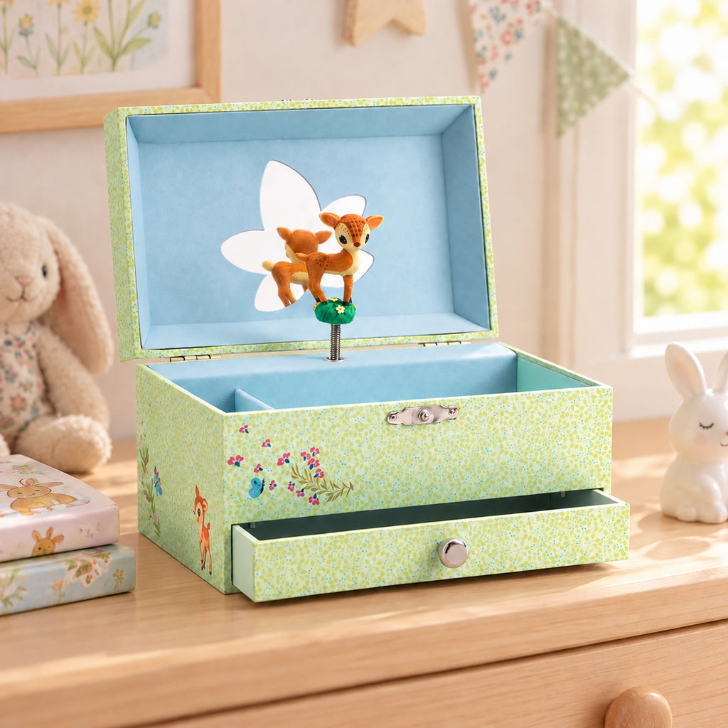 Children's Musical Jewellery Boxes - The Fawn's Song  - Personalisable