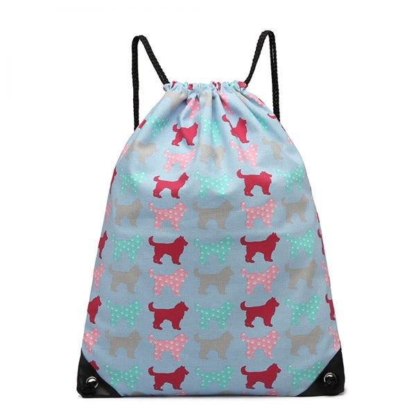 Light blue dog PE bags for children