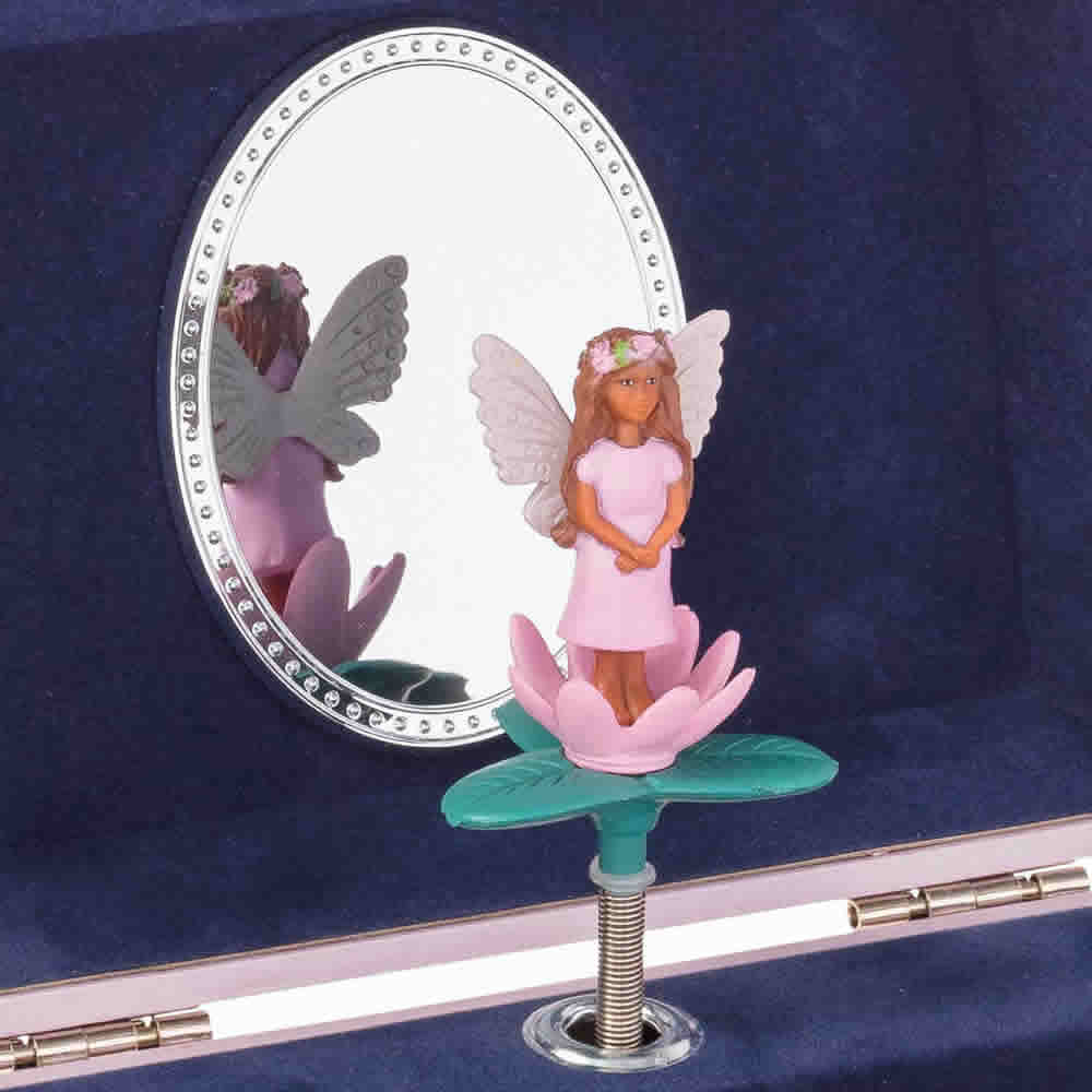 Little fairy figure in a children’s music box