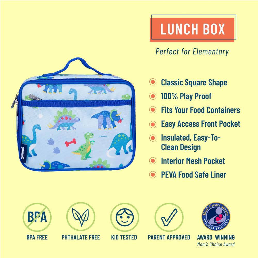 Dinosaur lunch bag for children
