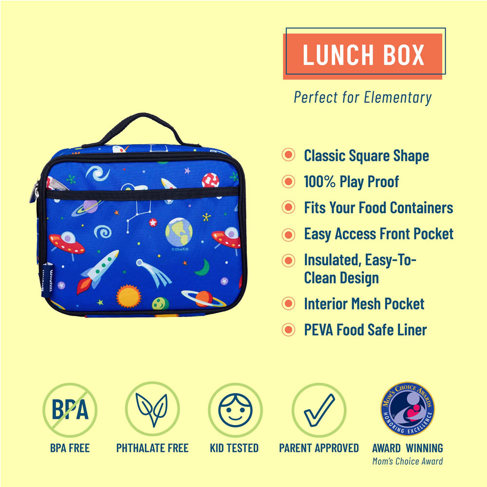 Space lunch bag for kids