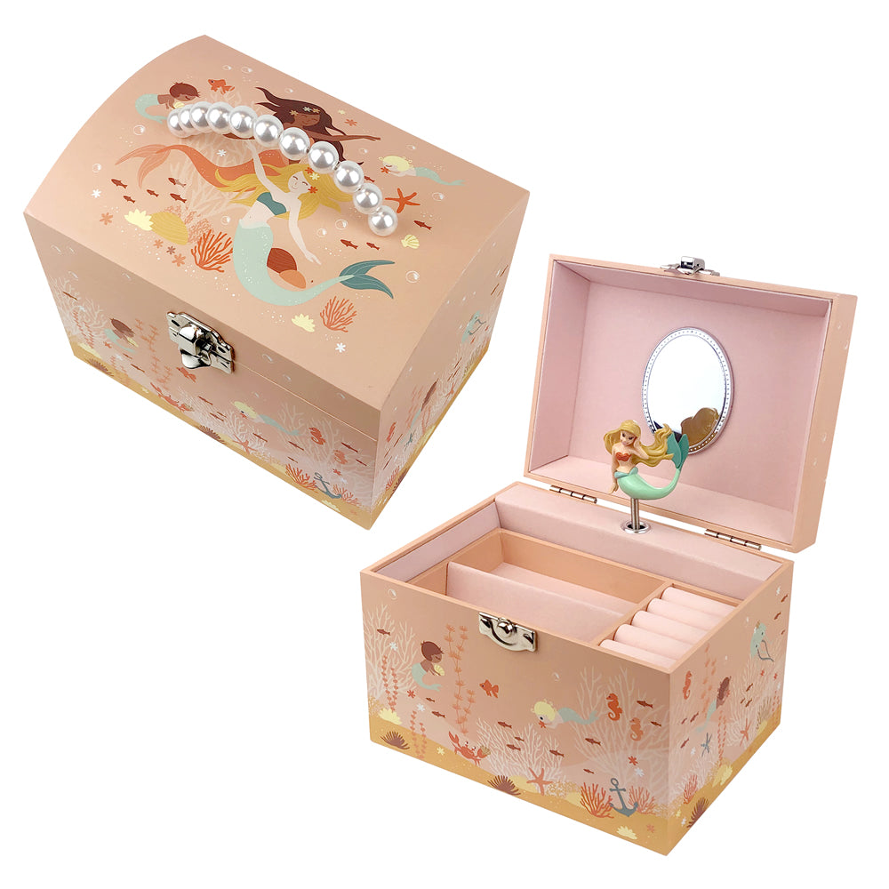 Personalised Girls Musical Jewellery Chest - Mermaid