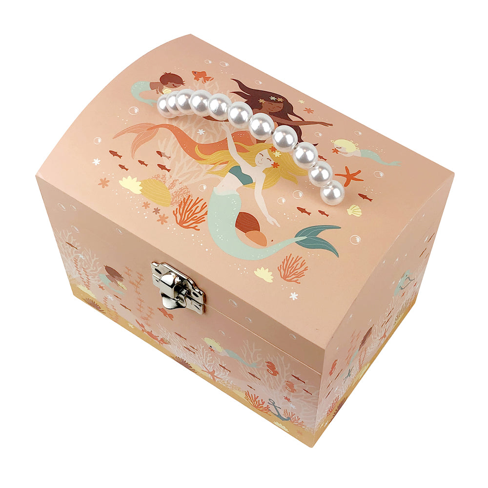 Personalised Girls Musical Jewellery Chest - Mermaid