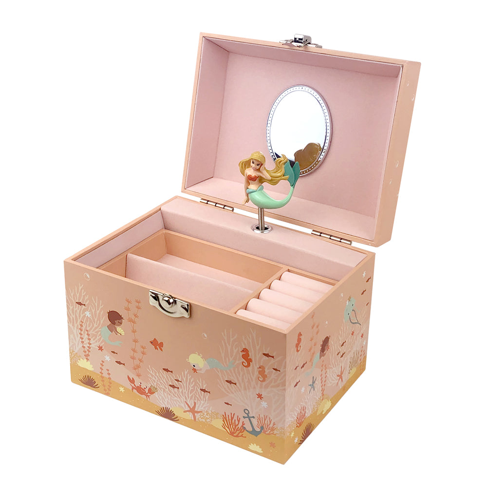 Personalised Girls Musical Jewellery Chest - Mermaid