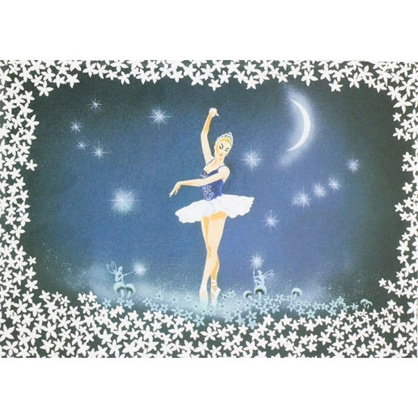 Midnight ballerina musical box lid