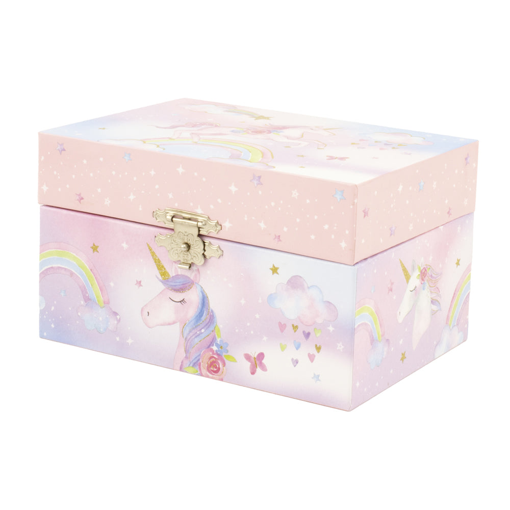 Personalised Girls Musical Jewellery Box - Unicorn