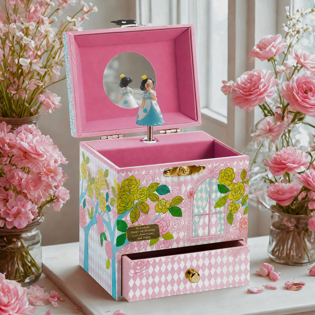 Personalised Girls Musical Jewellery Box - Princess Castle