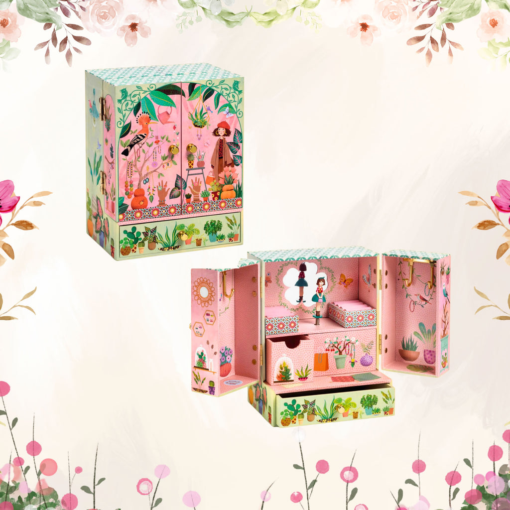 Personalised Girls Musical Jewellery Box - Secret Garden