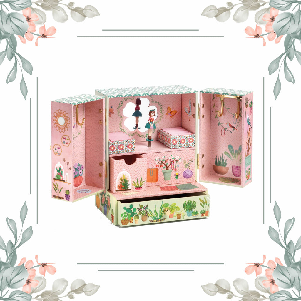 Personalised Girls Musical Jewellery Box - Secret Garden