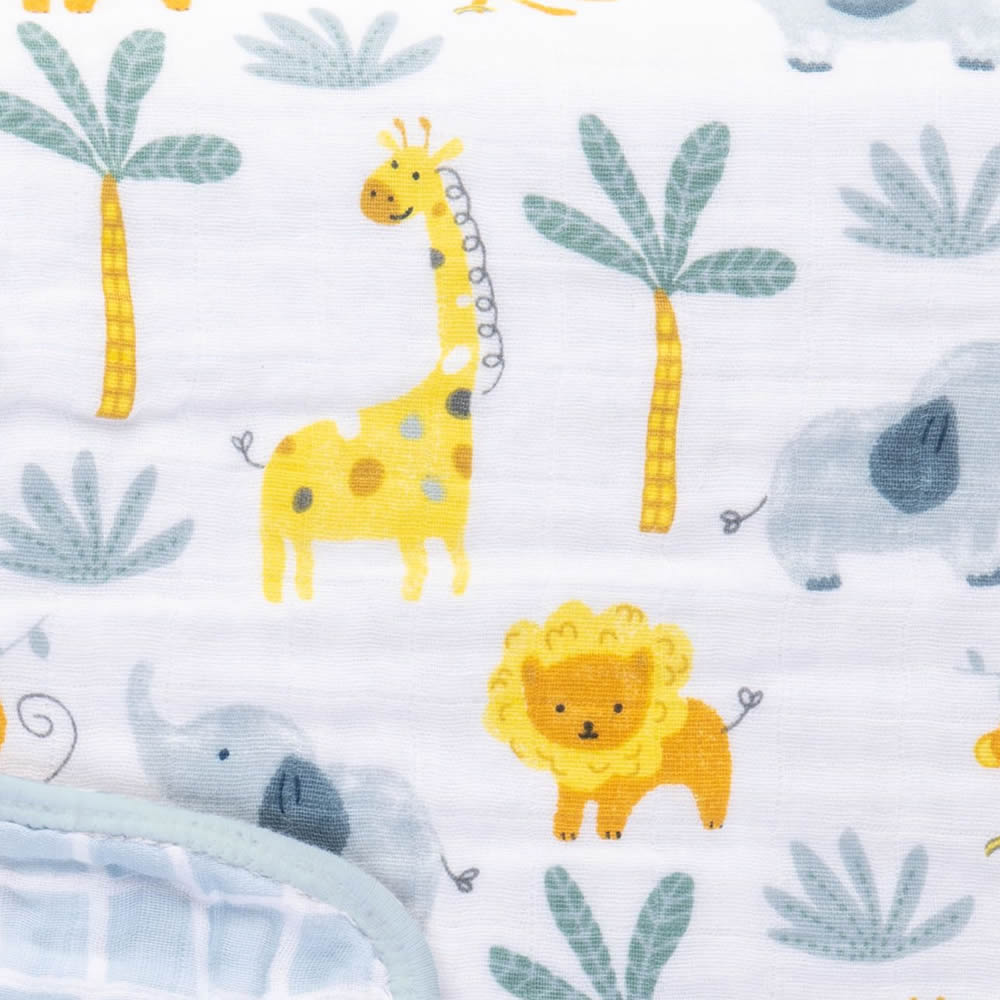 Muslin jungle blanket for babies