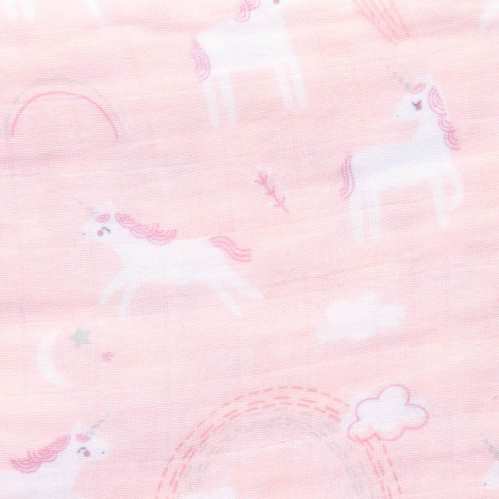 Muslin unicorn blanket for babies