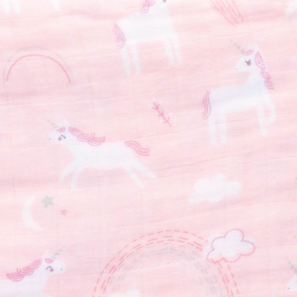 Muslin unicorn blanket for babies