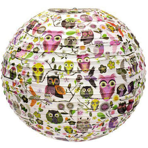 Owl lampshade for children